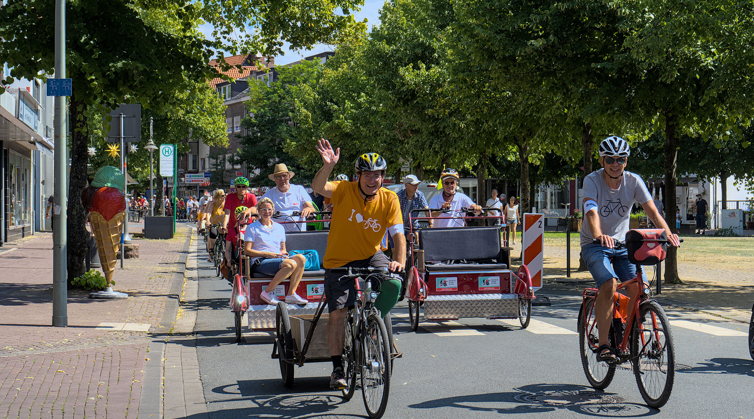 Auch die Königstraße ist in der Planung zur Umwandlung in eine Fahrradstraße vorgesehen