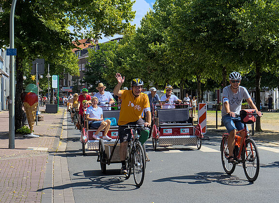 Auch die Königstraße ist in der Planung zur Umwandlung in eine Fahrradstraße vorgesehen