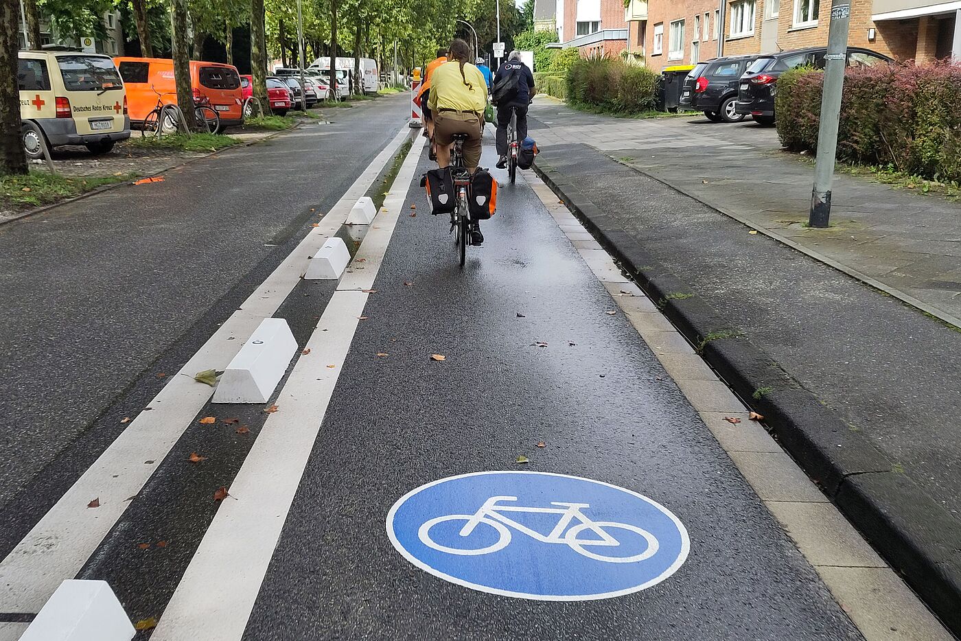 Protected-Bike-Lane: Verbesserung für Fahrradfahrende